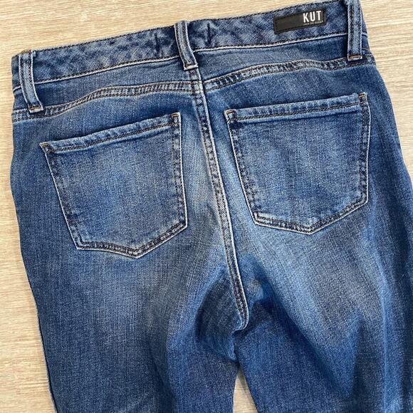 Women’s Kut from the Kloth High Rise Catherine Fab AB Boyfriend Jeans Size 0x27 - Picture 6 of 6